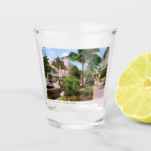 Verre A Shot Cinquième avenue. Shopping, Naples, Floride Vintag