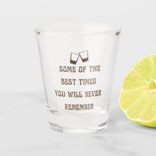 Verre A Shot Citation drôle de boissons