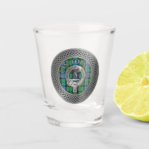 Verre A Shot Clan Forsyth Crest & Tartan Knot