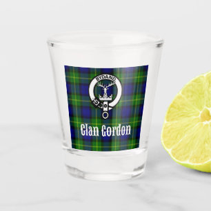 Verre A Shot Clan Gordon Crest Badge & Tartan