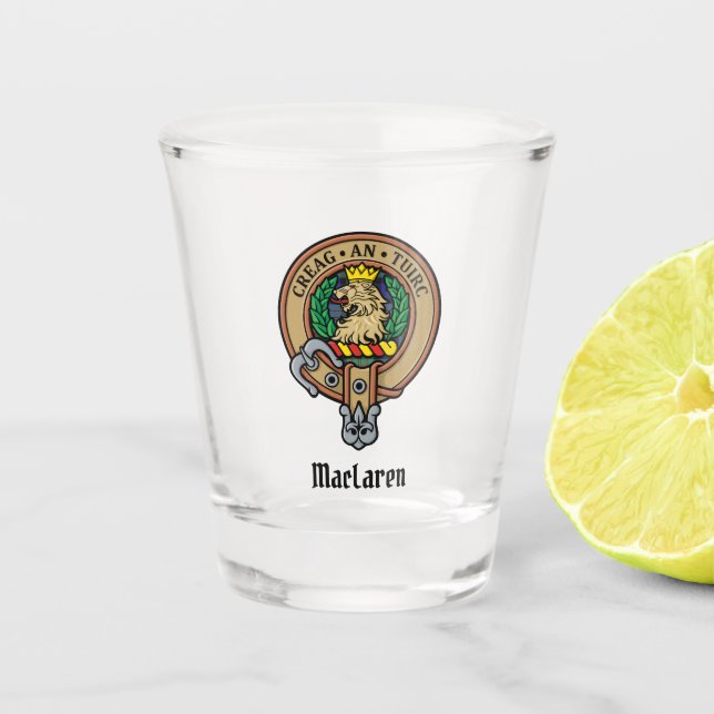Verre A Shot Clan MacLaren Crest (Devant)