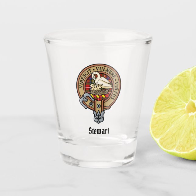 Verre A Shot Clan Stewart Crest (Devant)