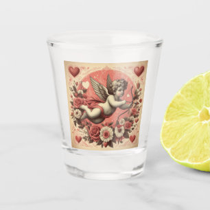 Verre A Shot Classic/Vintage/Retro Saint-Valentin cupide