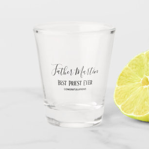Verre A Shot CLERGIE PÂTISSERIE BLANCHE Simple Personnalisée