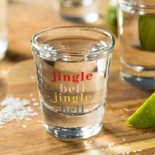 Verre A Shot Cloche de jingle colorée moderne (Créateur téléchargé)