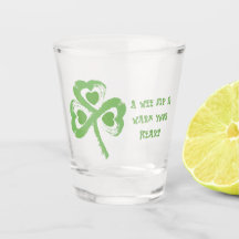 Clover Heart Shot glass