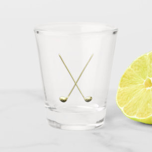 Verre A Shot Clubs de golf d'or