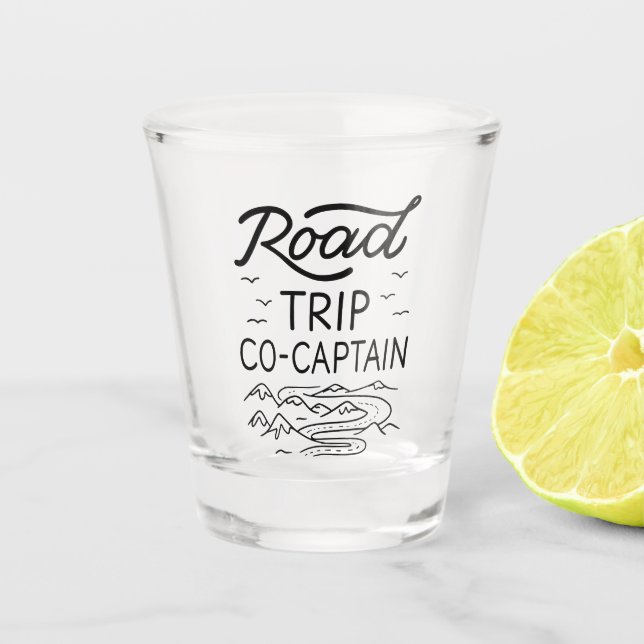 Verre A Shot Co-capitaine I du voyage routier (Devant)