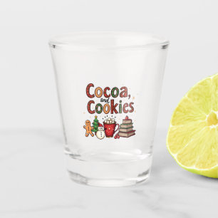 Verre A Shot Coca et biscuits Amateurs de Noël