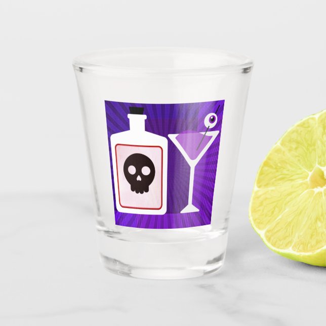 Verre A Shot Cocktail PopArt Halloween (Devant)