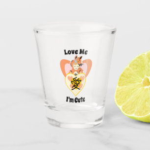 Verre A Shot Coeur d'amour de Kawaii Foxy Cosplay