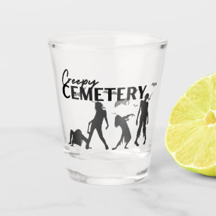 Verre A Shot Collection de timbres d'Halloween "Cimetière Dépla
