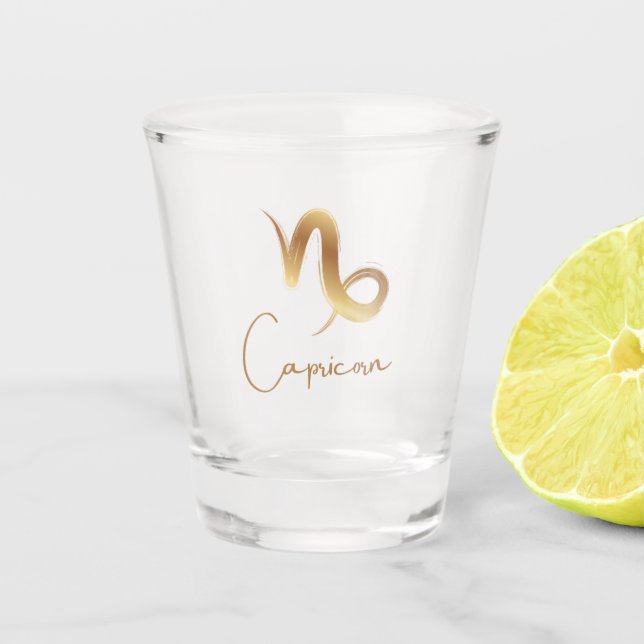 Verre A Shot Collection Zodiac - Capricorne (Devant)