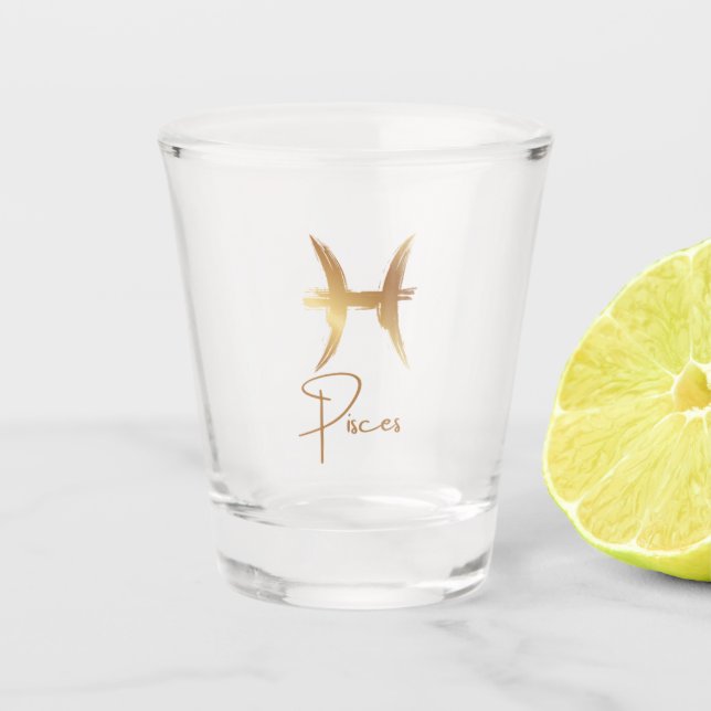 Verre A Shot Collection Zodiac - Poissons (Devant)