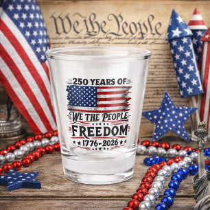Verre A Shot Conception de liberté « We the People » - 250 ans