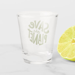 Verre A Shot Conception Éco Sauvegarde de la Planète