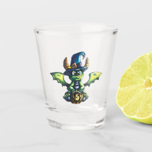 Verre A Shot Conception magique du dragon d'Halloween