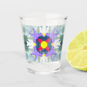 Verre A Shot Conception multicolore en forme d'impair Thunder_C