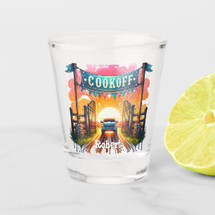 Verre A Shot Cookoff Western Cowboy BBQ personnalisé