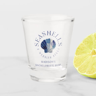 Verre A Shot Coquillages Cloches de mariage Enterrement de vie