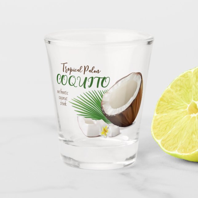 Verre A Shot Coquito Coconut (Devant)