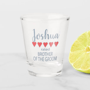 Verre A Shot Cortège de mariage et de noce 5 Frère au cœur du m