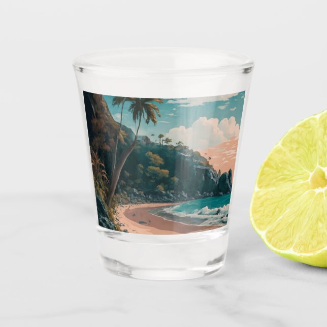 Verre A Shot Costa Rica Beach Pura Vida (Devant)