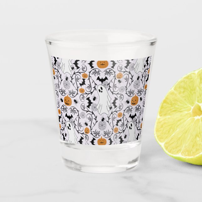 Verre A Shot Cottage coeur Halloween (Devant)