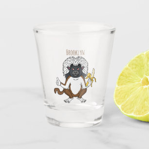 Verre A Shot Cotton Top Tamarin montoon est une illustration
