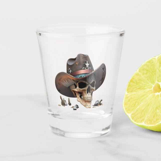 Verre A Shot Cowboy Spirit (Devant)