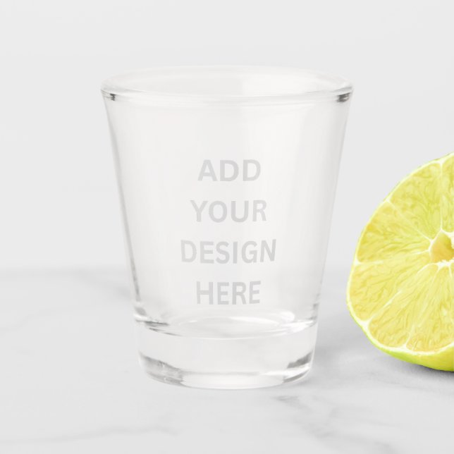 Verre A Shot Create Your Own Custom Design Shot Glass (Devant)