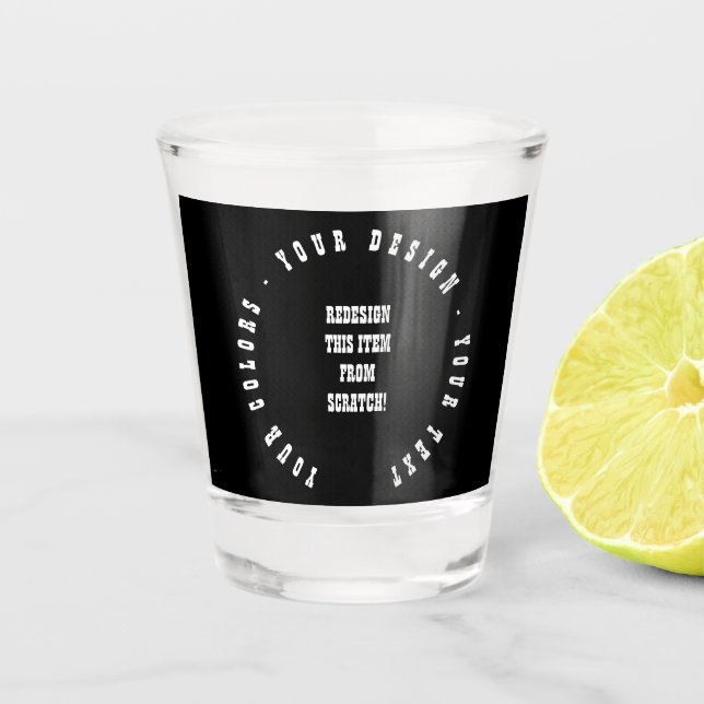 Verre A Shot Créez votre propre (Devant)