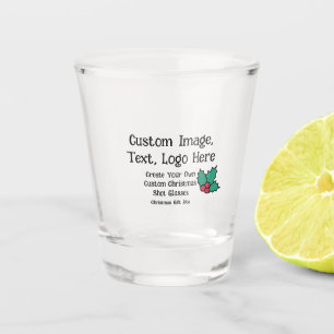 Verre A Shot Créez votre propre cadeau de Noël do-it-yourself