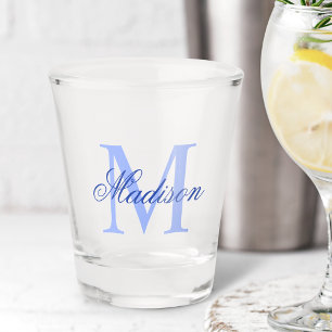 Verre A Shot Créez Votre Propre Monogramme Personnalisé Et Nomm