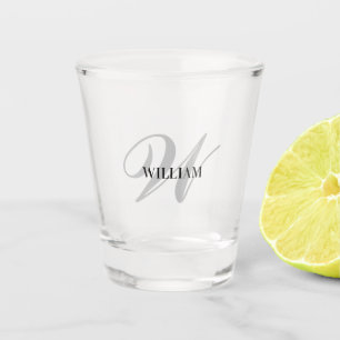 Verre A Shot Créez Votre Propre Monogramme Personnalisé Et Nomm