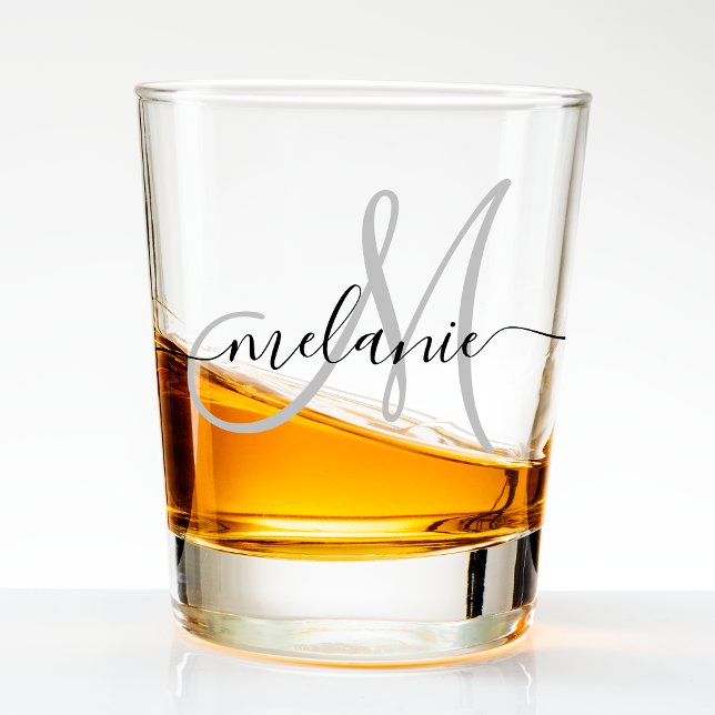 Verre A Shot Créez Votre Propre Monogramme Personnalisé Et Un S (Créateur téléchargé)