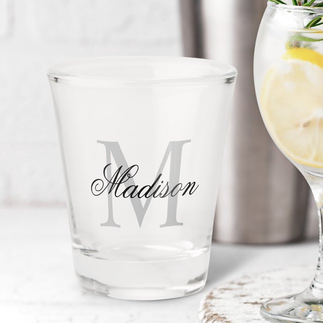 Verre A Shot Créez Votre Propre Monogramme Personnalisé Et Votr (Créateur téléchargé)