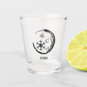Verre A Shot Crest d'hiver