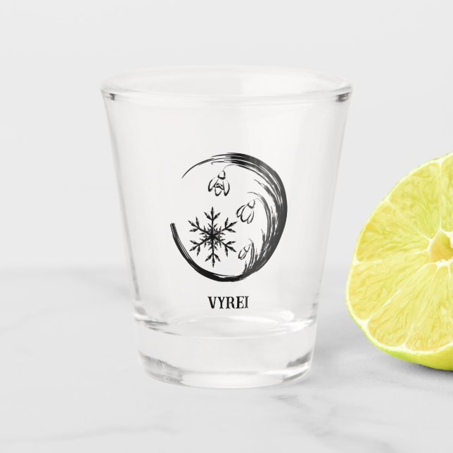 Verre A Shot Crest d'hiver (Devant)