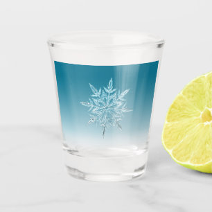 Verre A Shot Cristal de glace bleu