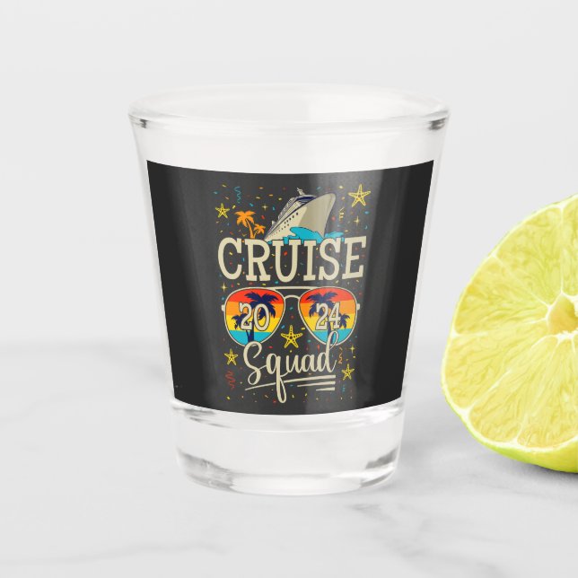 Verre A Shot Croisière 2024 Croisière Vacances (Devant)