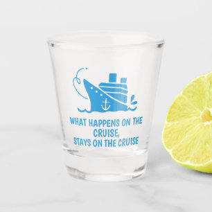 Verre A Shot Croisière texte personnalisée