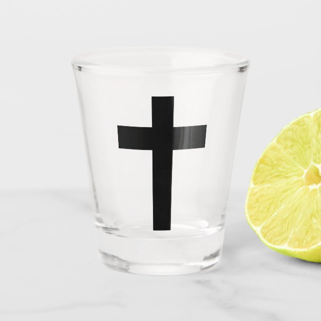 Verre A Shot Croix chrétienne (Devant)