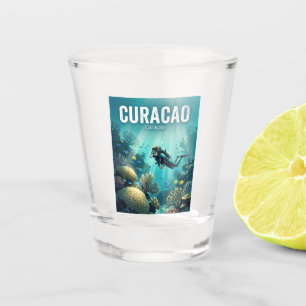 Verre A Shot Curaçao