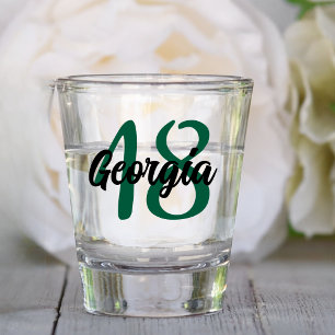 Verre A Shot Custom 18th 20th 30th 40th 50th 60th 70th Birthday