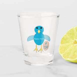Verre A Shot Custom Blue Birthday Boy Chick