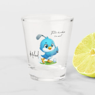 Verre A Shot Custom Cheeky Golf Bird Cartoon