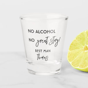 Verre A Shot Custom Groomsmen Gift Best Man Party Shooters