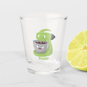 Verre A Shot Cute cake mixer cuisine appareil dessin animé