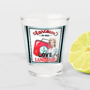 Verre A Shot Cute Nurse Pinup_ Love